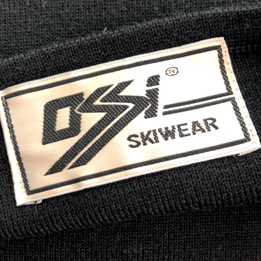 OSSI Skiwear Black Neck Gaitor Excellent Condition